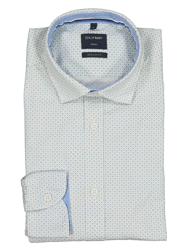

Рубашка Casual OLYMP, цвет grün/blau