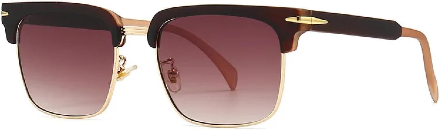 

Солнцезащитные очки с защитой от УФ-излучения UV400 | Мужская и женская оправа | Линзы конфетных цветов для занятий спортом на открытом воздухе и вождения DSVIGF, Brown