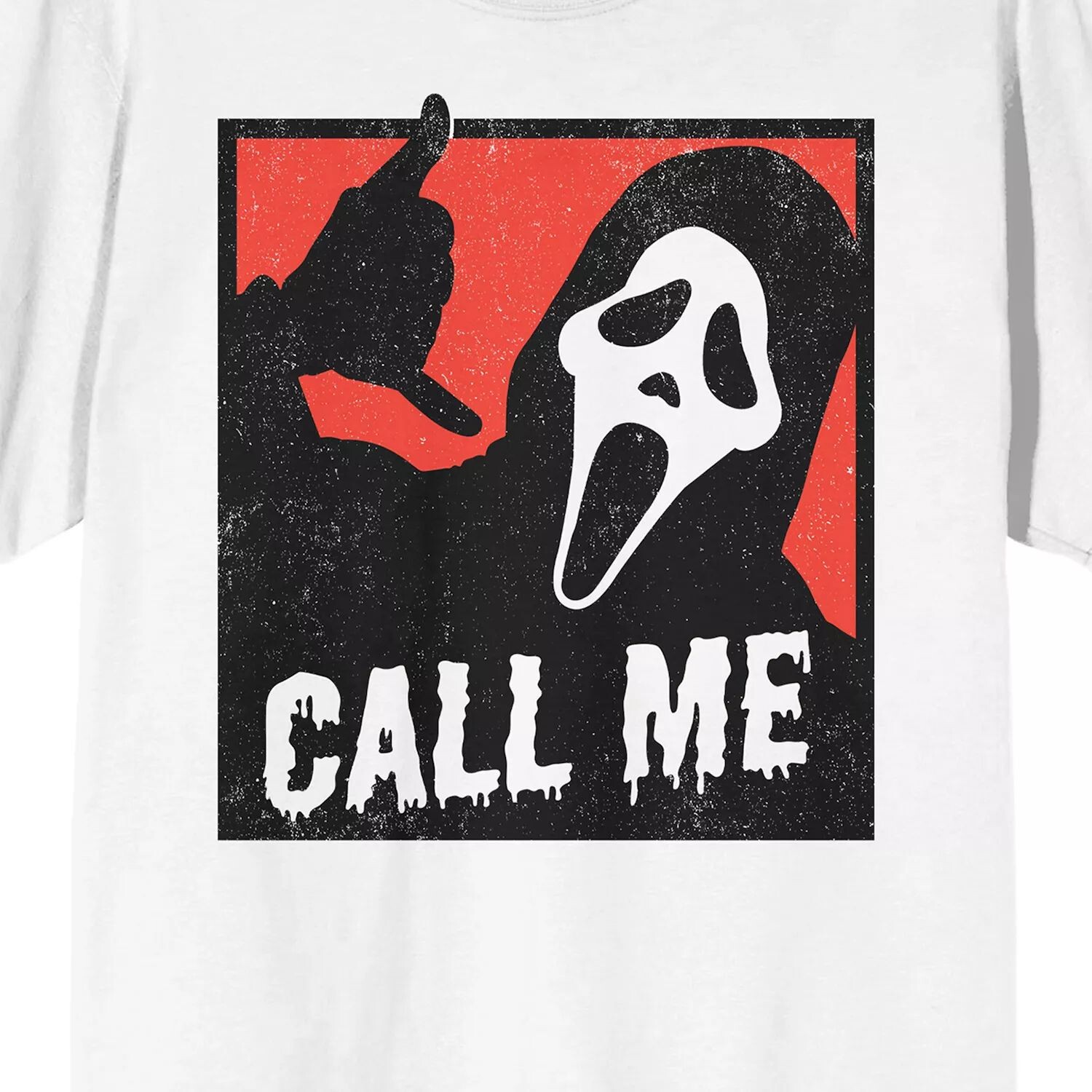 

Мужская футболка Ghostface Call Me с круглым вырезом Licensed Character