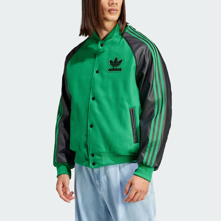 Adidas Originals Мужская бейсбольная майка, цвет Green — фото 2