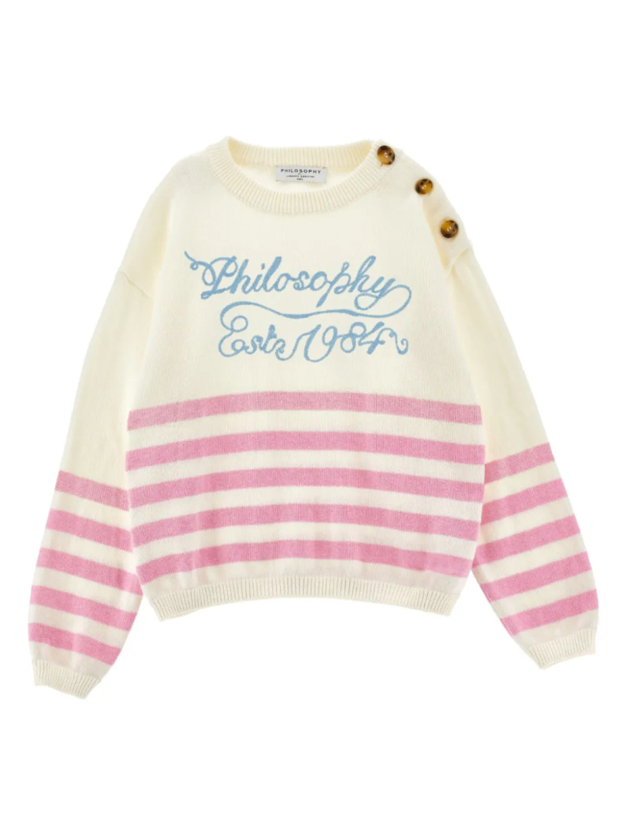 

Трикотажный джемпер Philosophy Di Lorenzo Serafini Kids, белый