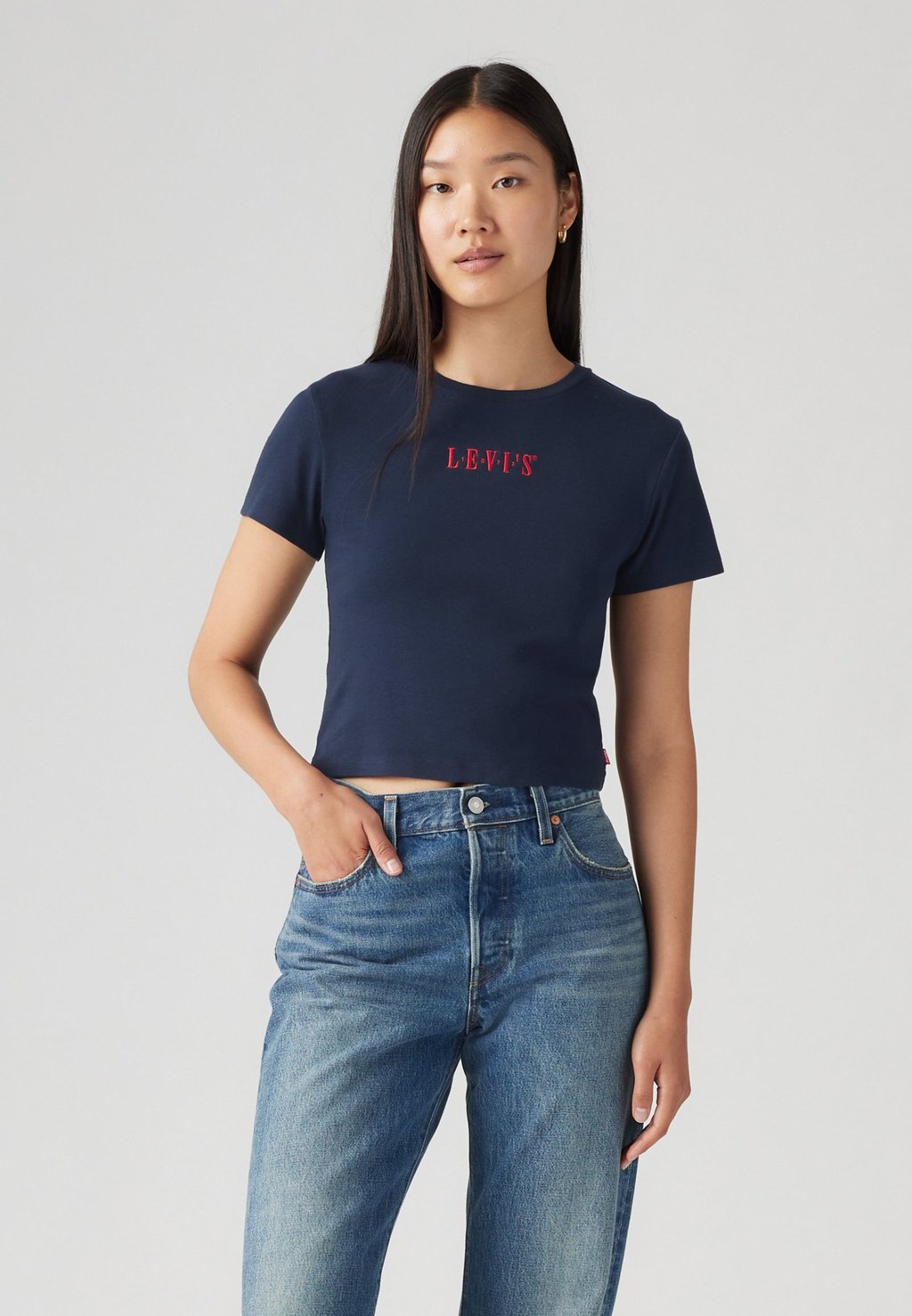 

Футболка с принтом ESSENTIAL SPORTY TEE Levi's, темно-синий