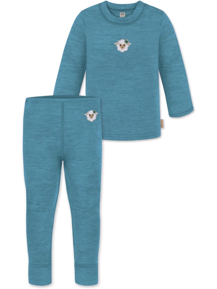 

Свитер и брюки из мериносовой шерсти синего цвета Normani Outdoor Sports