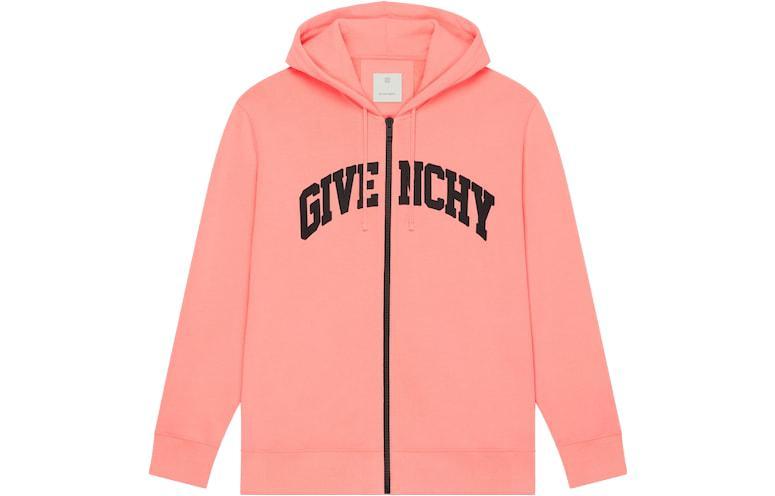 

Футболка с логотипом Givenchy на молнии, розовая