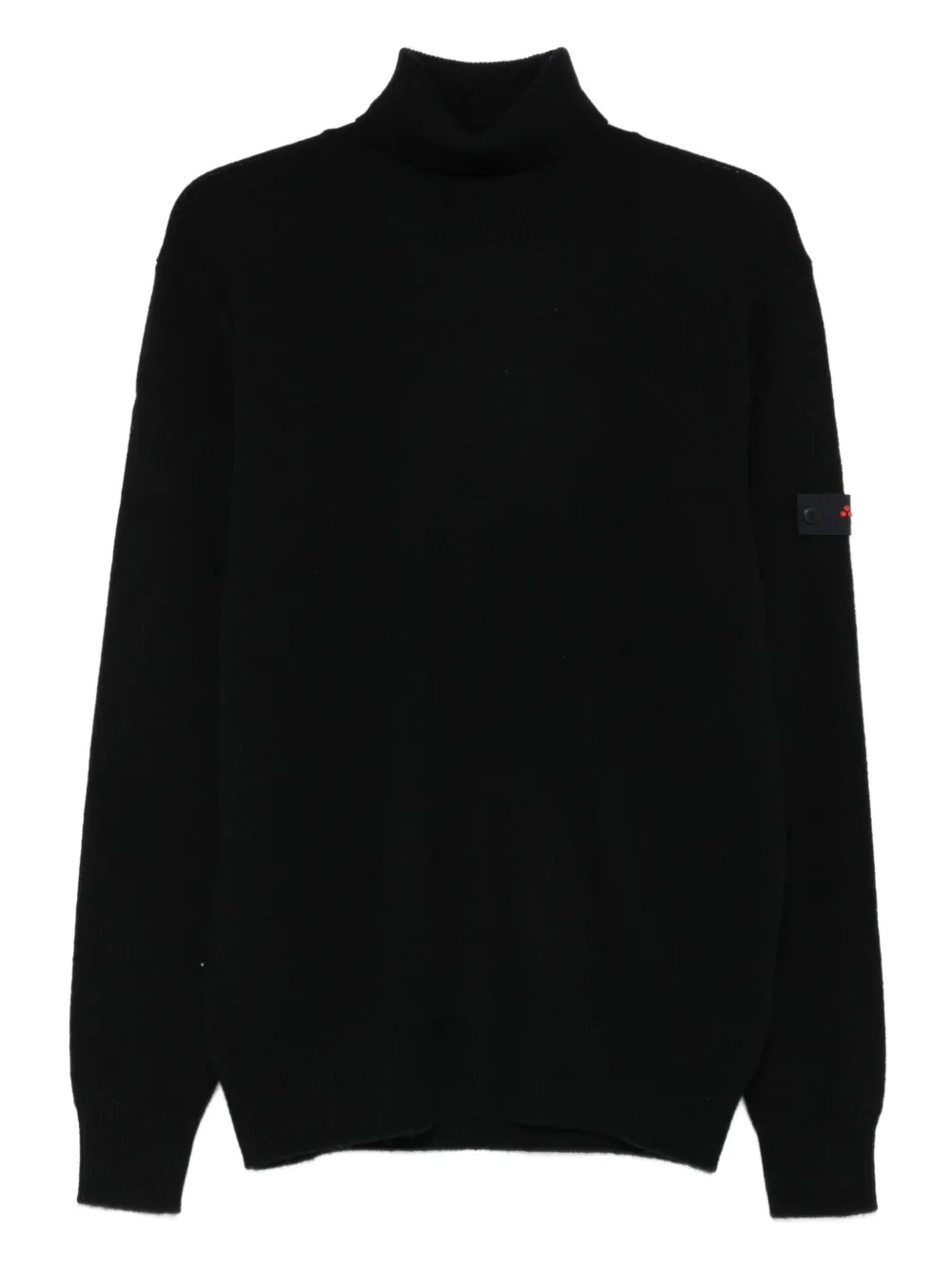 

Свитер с высоким воротником и накладным карманом Peuterey, черный