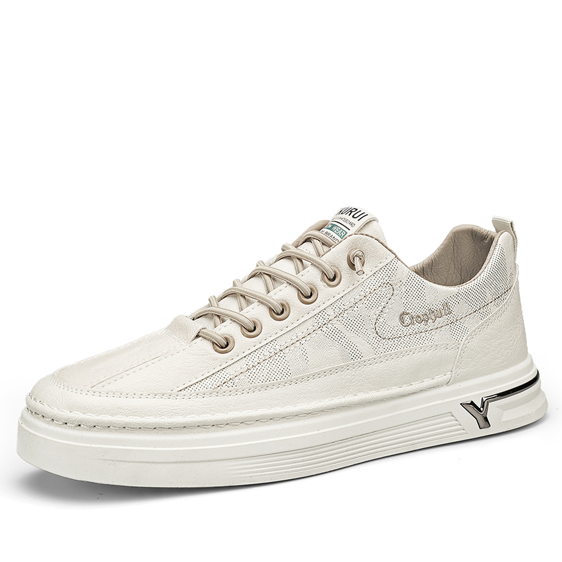 

Низкие скейтерские кроссовки мужские Frank Mully, бежевый