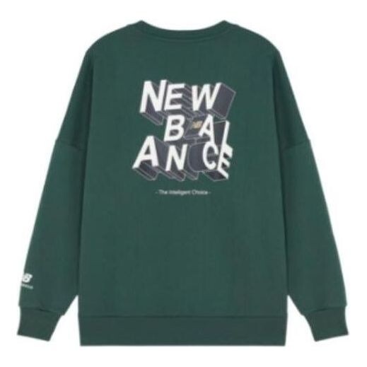 

Свитер 3D логотип толстовка New Balance, зеленый
