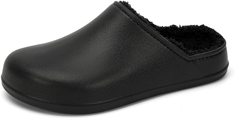 

Рабочие сабо Vandimor с поддержкой свода стопы, сандалии-шлепанцы с амортизирующей подошвой, ортопедическая обувь с противоскользящим покрытием для повара, медсестры и садовода, черный