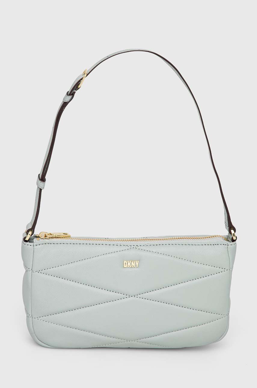 

Кожаная сумочка Dkny, бирюзовый