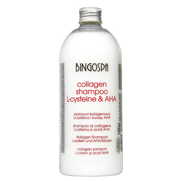 

Коллагеновый шампунь с L-цистеином и альфа-кислотами, 500 мл Bingospa