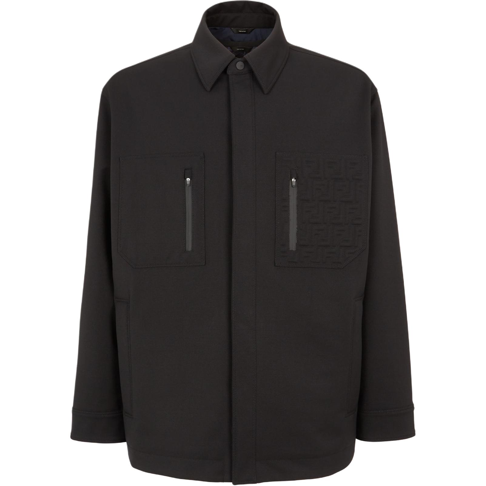 

Куртка-рубашка Ff Moif для катания на лыжах Fendi, черный