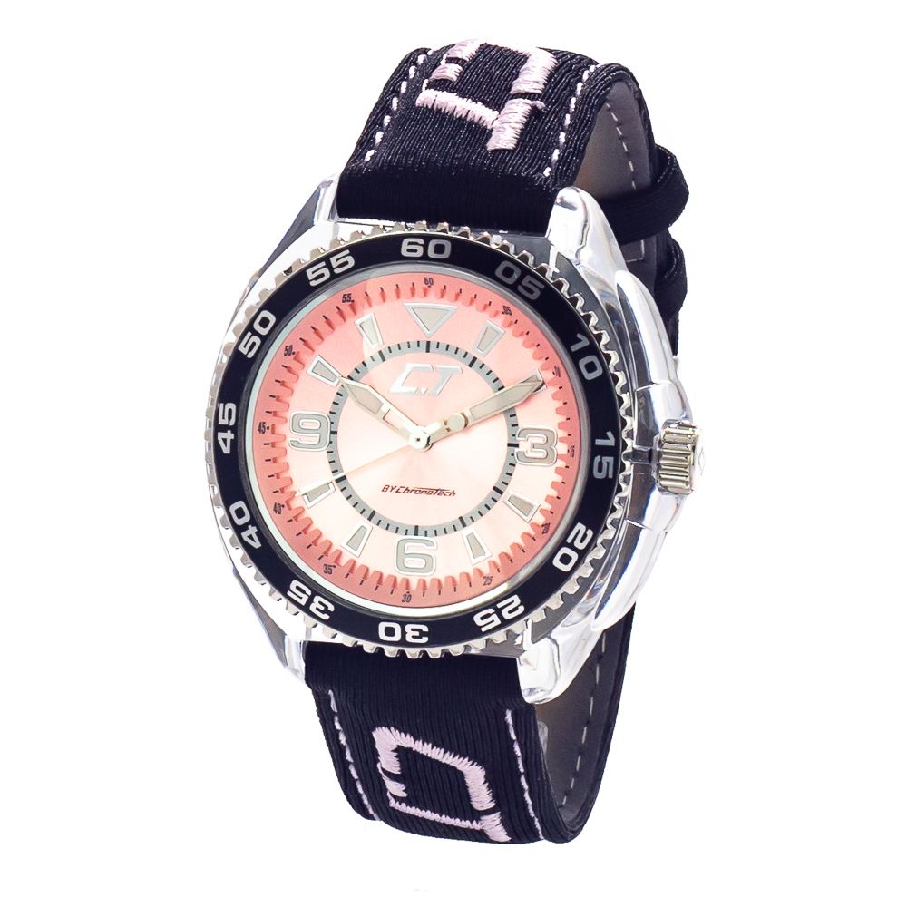 

Часы Chronotech LeatherWatch, черный