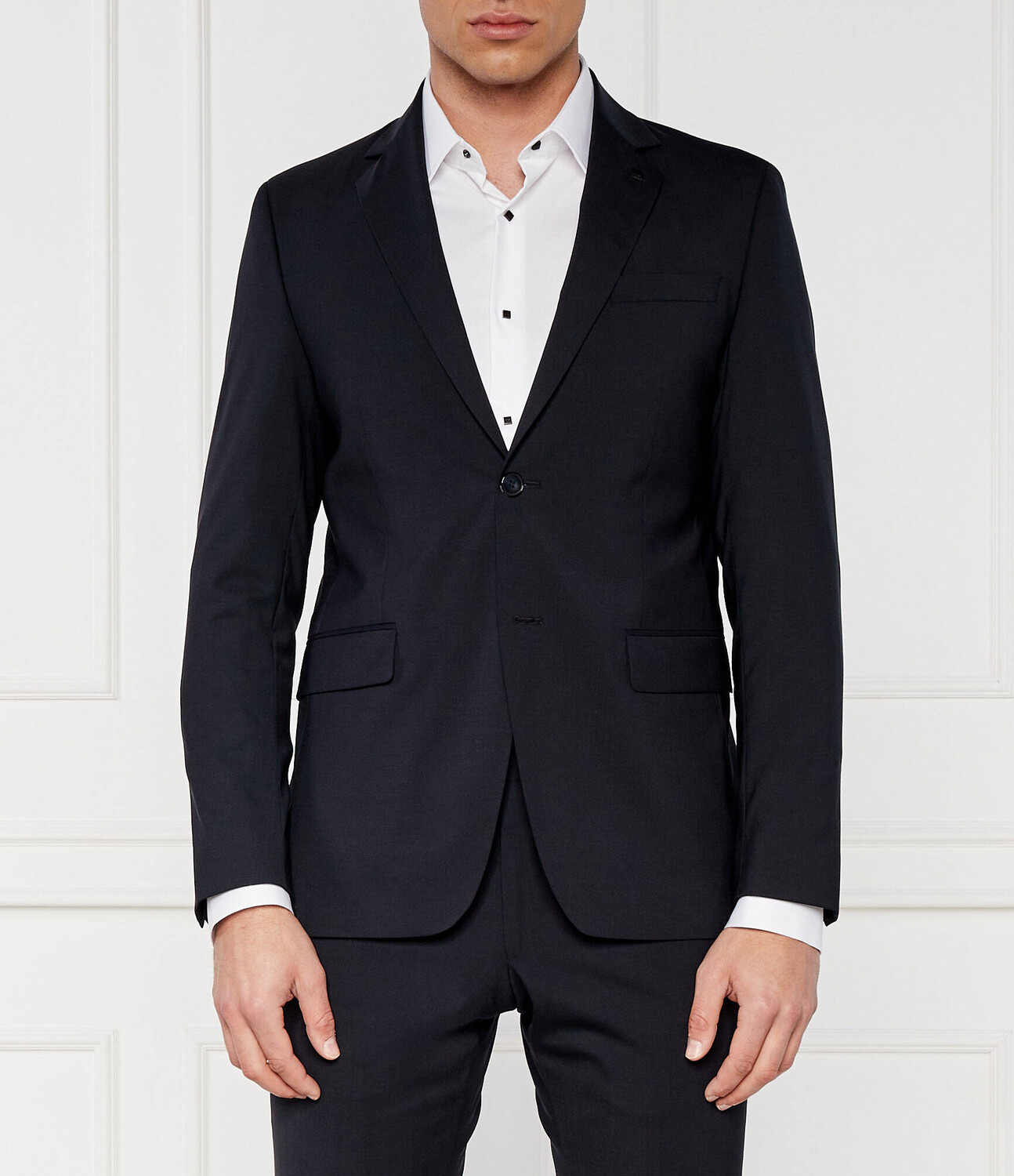 

Шерстяная куртка Karl Lagerfeld elegante Slim Fit, черный