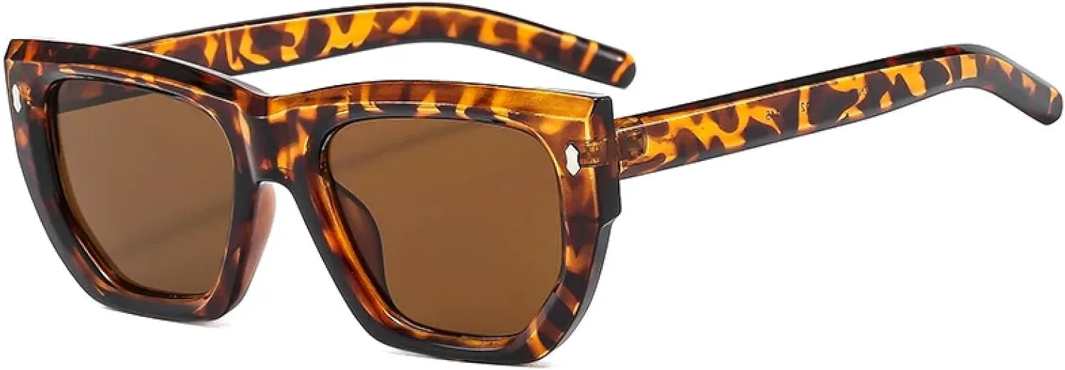 

Солнцезащитные очки с защитой от УФ-излучения UV400 | Легкая оправа | Для женщин и мужчин | Для занятий спортом на открытом воздухе и вождения DSVIGF, Leopard