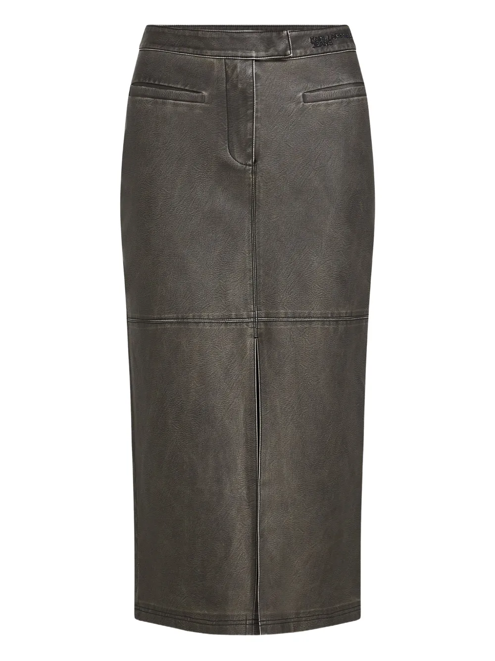 

Юбка с эффектом потертости Karl Lagerfeld Jeans, черный