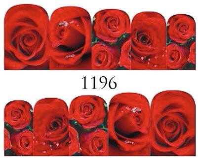

Водные наклейки для ногтей - №1196, Raisin