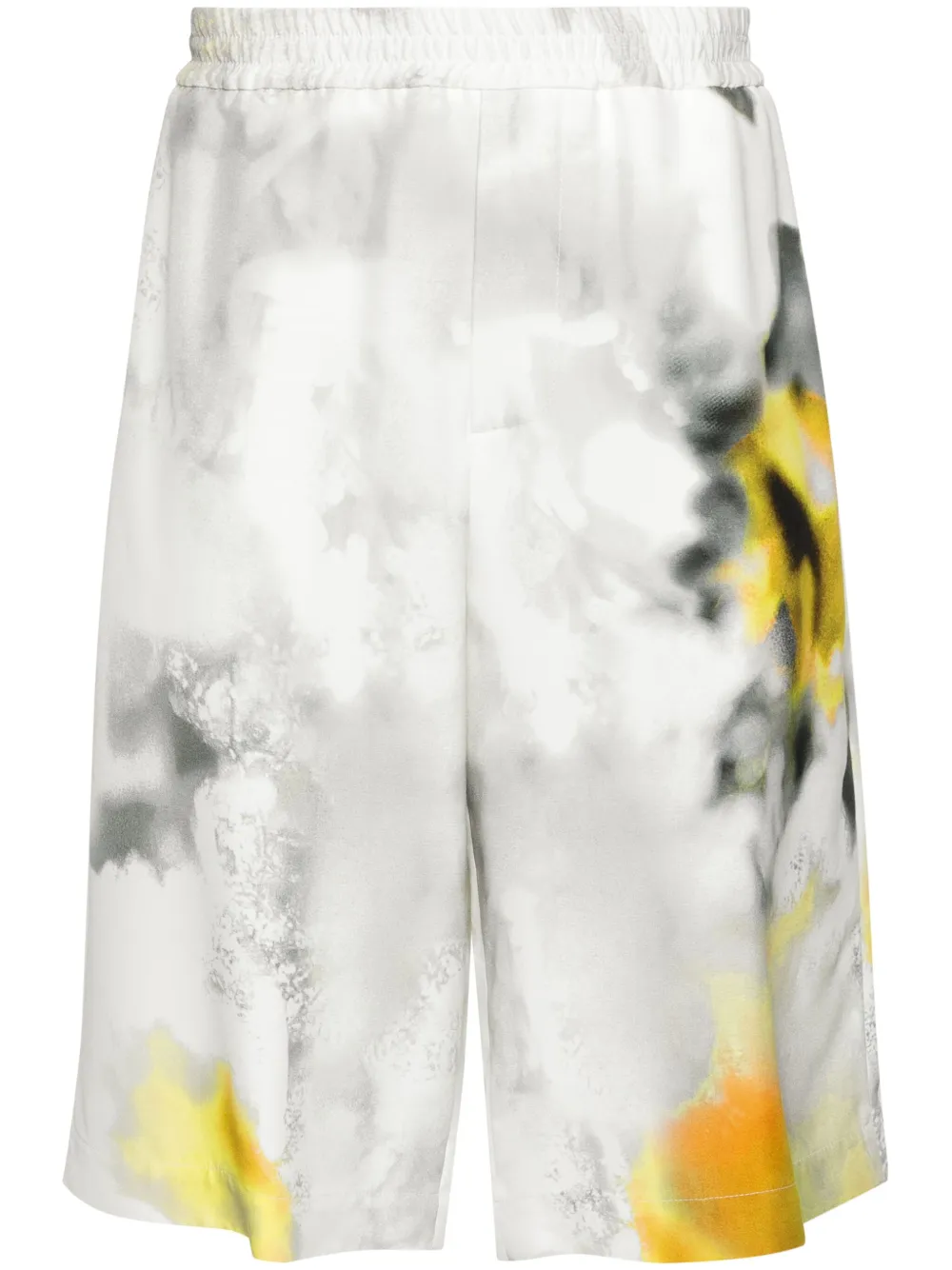 

Шорты Obscured Flower Alexander McQueen, белый