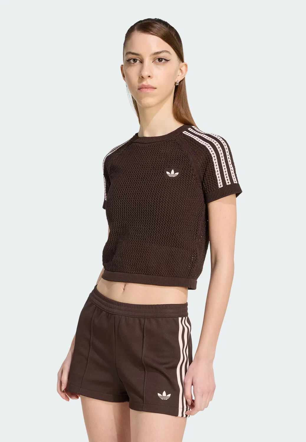 Свитер Adidas Originals Cali, коричневый — фото 2