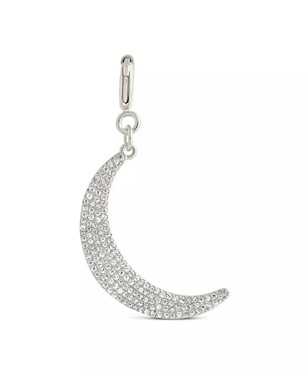 

Подвески в виде полумесяца из кубического циркония Sterling Forever, silver