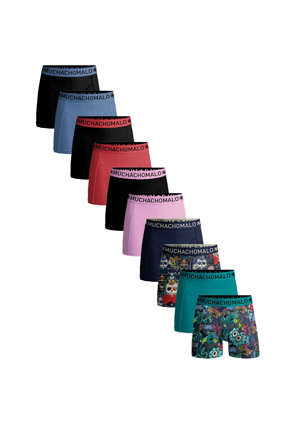 

Брюки 10-PACK PRINT SOLID MUCHACHOMALO, розовый