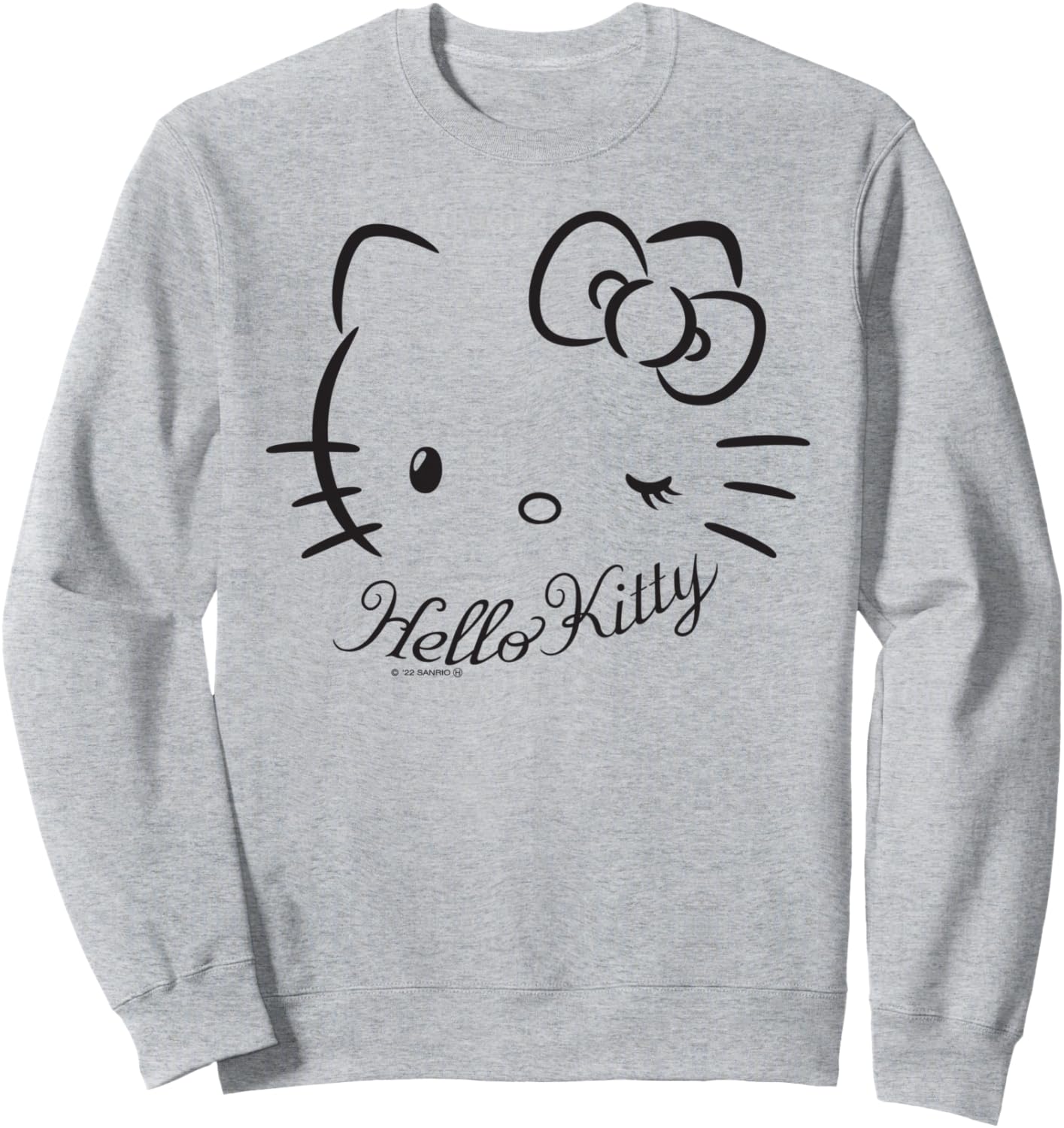 

Толстовка Hello Kitty с американским дизайном и изображением подмигивания, синяя Us Sanrio Design, Синий, Толстовка Hello Kitty с американским дизайном и изображением подмигивания, синяя Us Sanrio Design