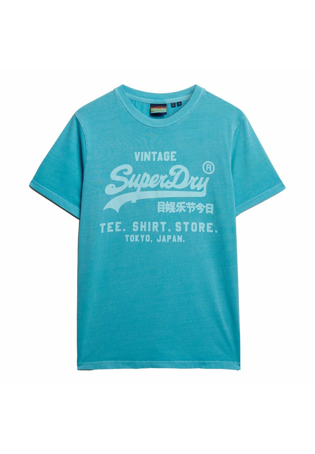 

Футболка с принтом VINTAGE LOGO Superdry, синий