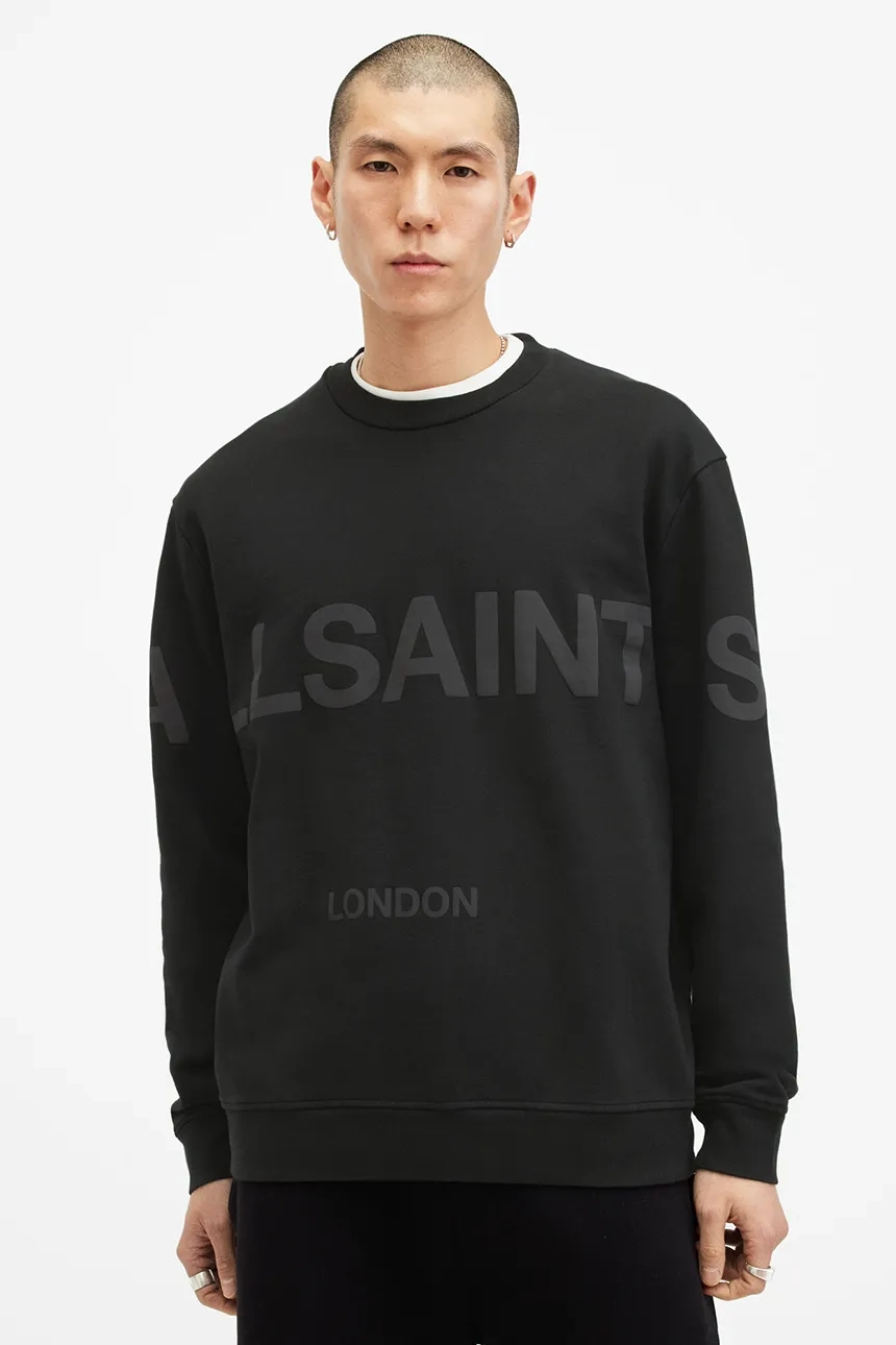 

Толстовка BIGGY из хлопка AllSaints, черный