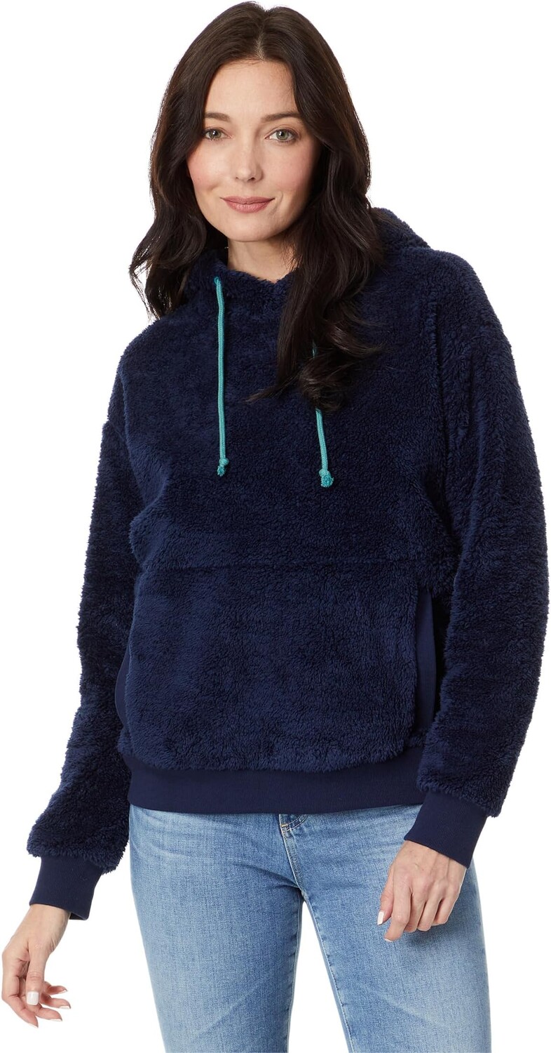 

Толстовка Brie Sherpa Hoodie Carve Designs, темно-синий