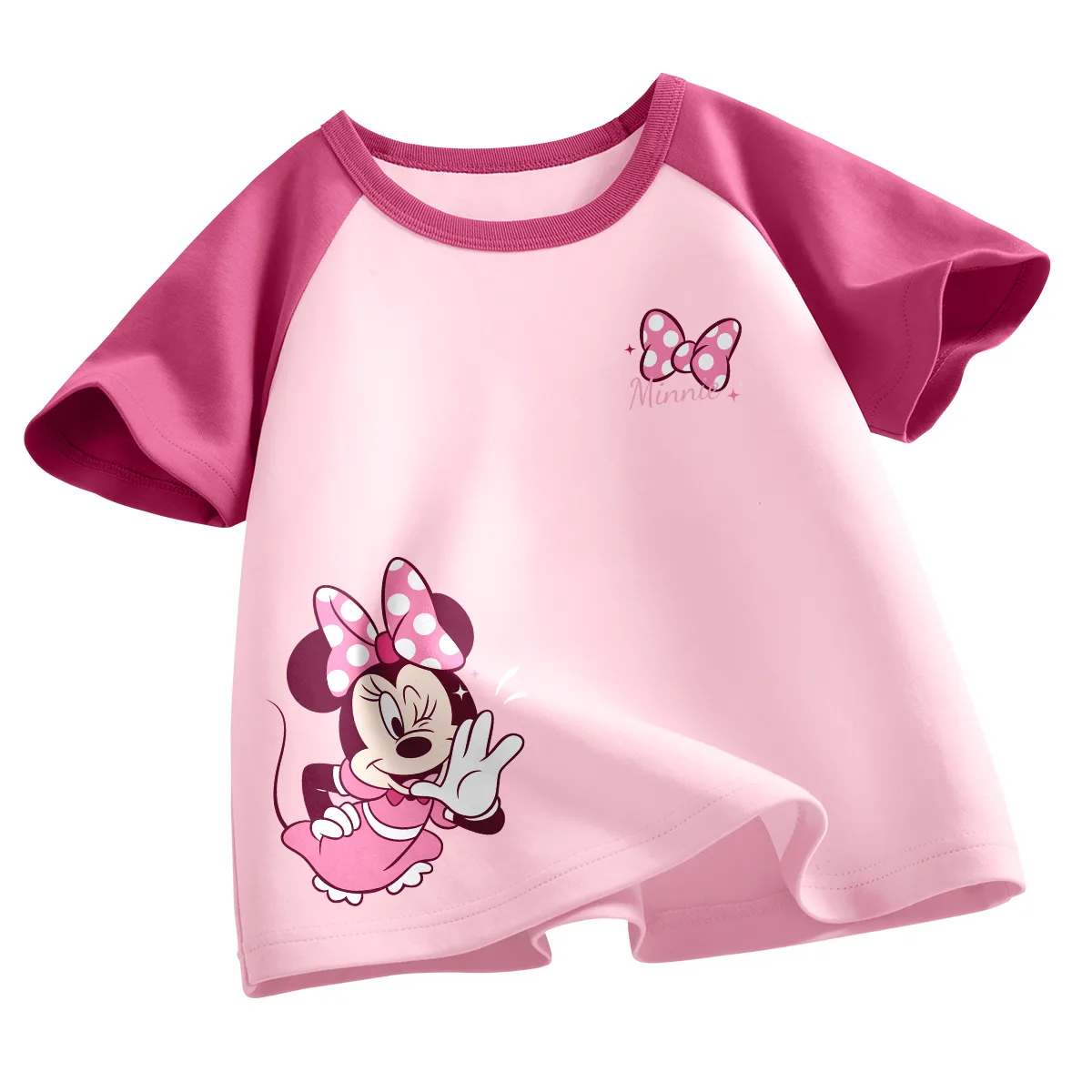 Детская футболка с круглым вырезом Disney, Dile Play Pink — фото 4