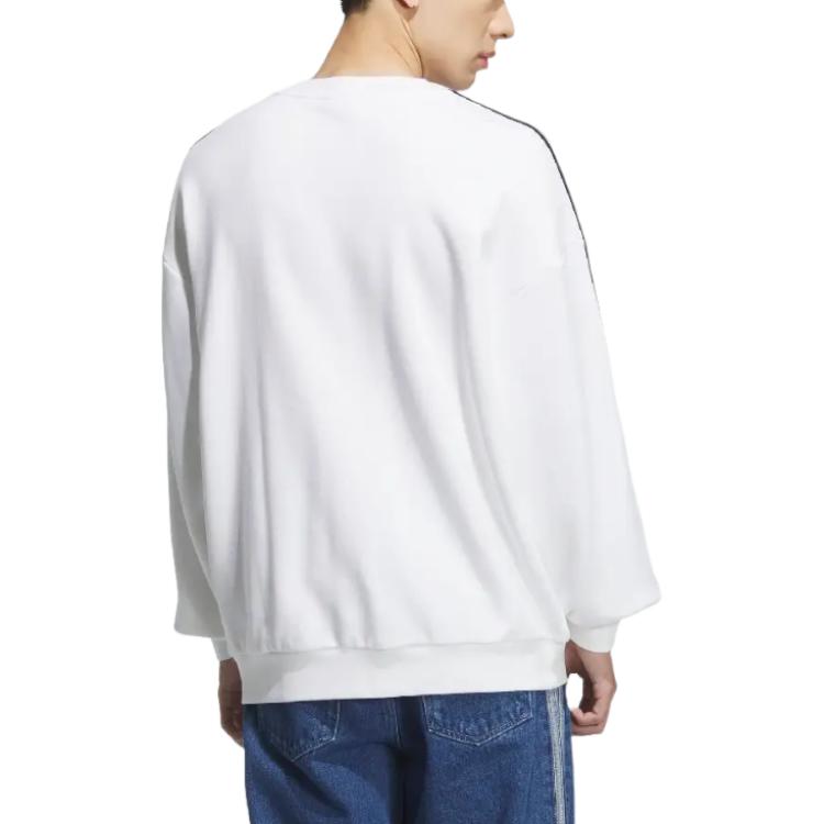 Свитшот FW25 OVERSIZE CREW мужская Adidas Originals, белый — фото 4