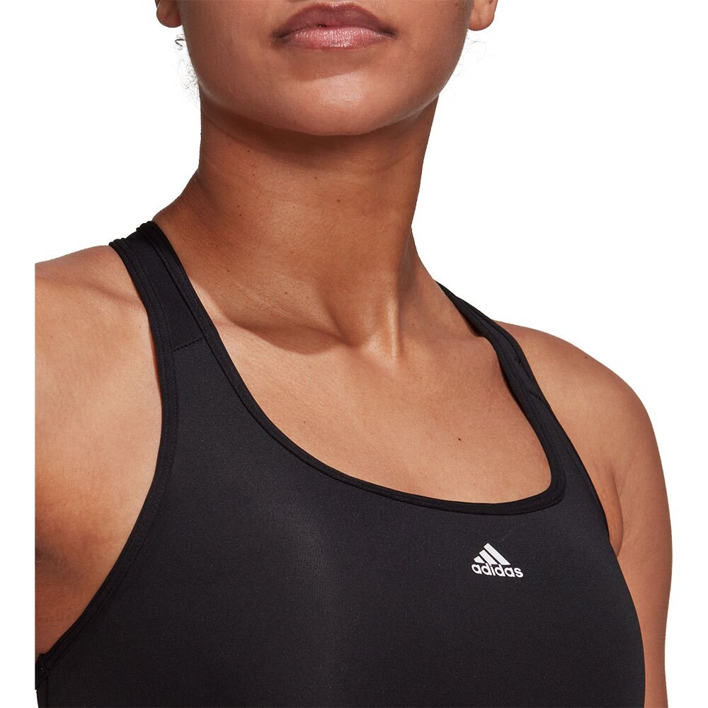 Спортивный бюстгальтер adidas Power MS PD, черный — фото 4