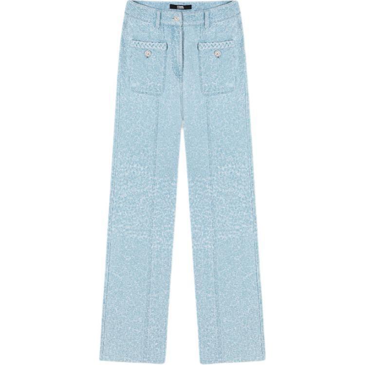 

KARL LAGERFELD / Karl Lagerfeld Jeans Джинсы женские KARL LAGERFELD SS24 синего цвета