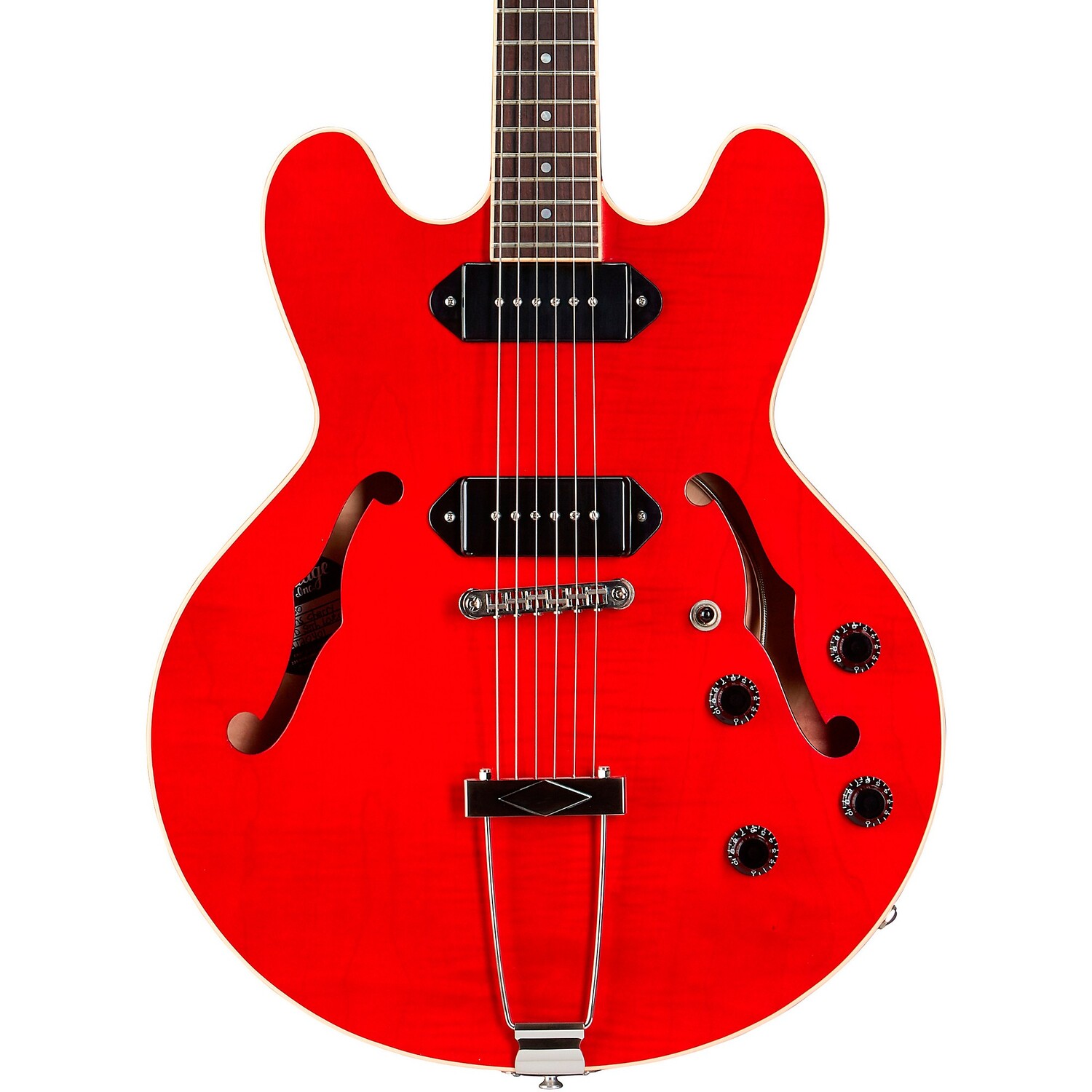 

Электрогитара Heritage Standard H-530 с полым корпусом, прозрачная вишня