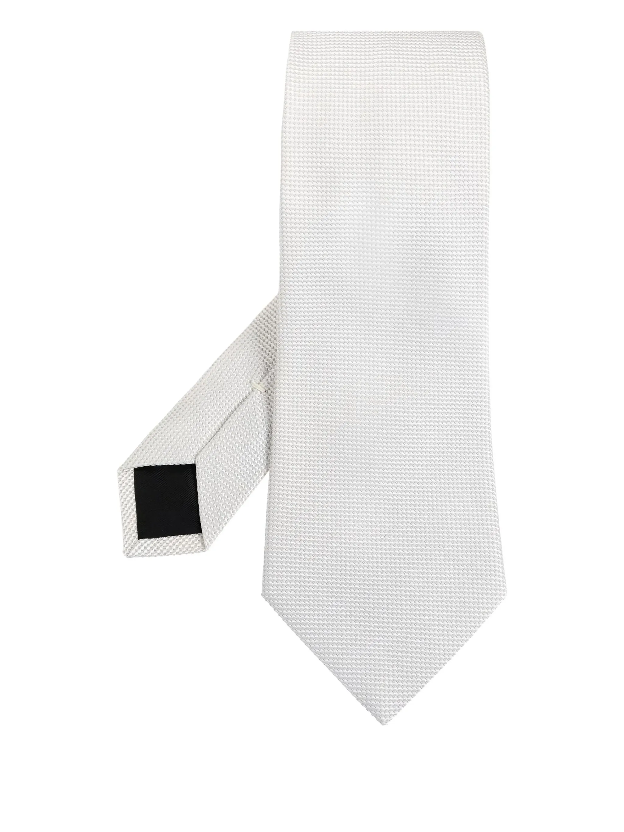 

Шелковый галстук Lanvin, белый