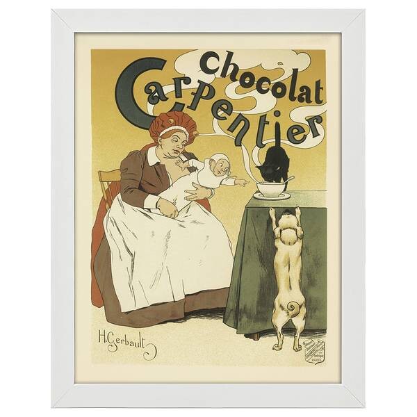 

Рамка для фотографий LegendArte Poster Chocolat Carpentier, белый