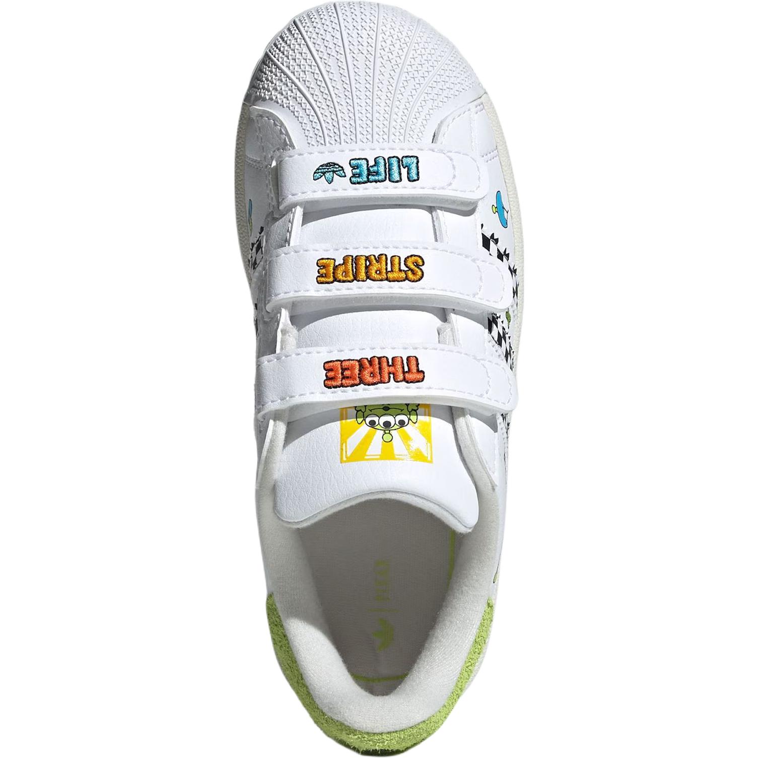 Adidas Originals Superstar 2 Low top детские скейтборд кроссовки white green — фото 4