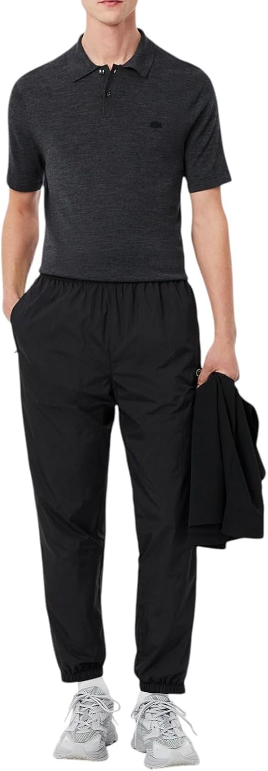 Мужские спортивные штаны Lacoste Reg Fit Core Originals, Black — фото 4