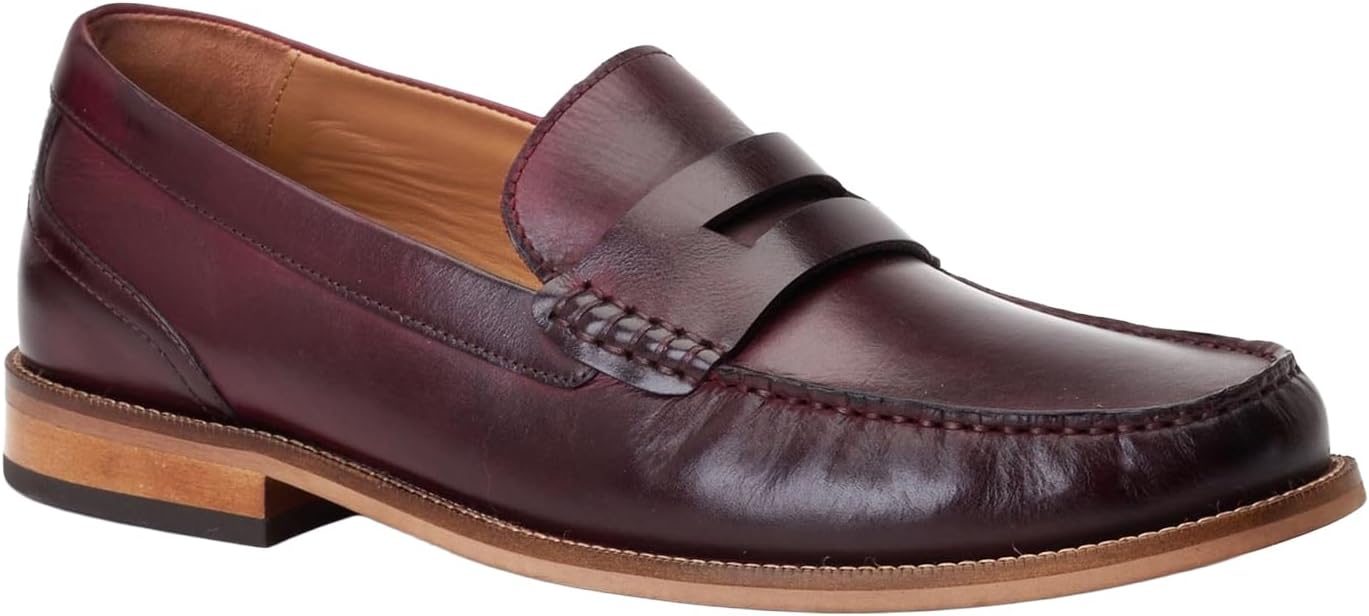 

Лоферы Washed Bordo Garfield от Base London