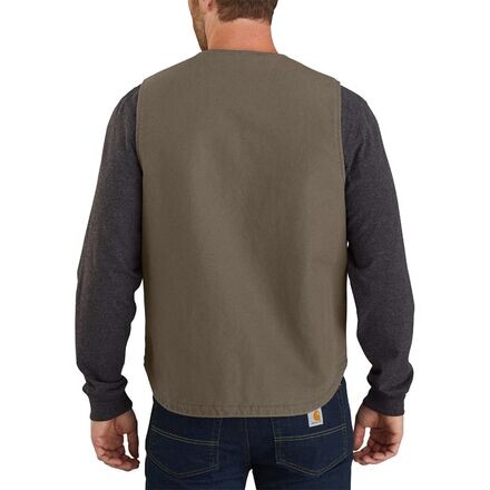 

Жилет на подкладке из шерпы утиного цвета мужской Carhartt, цвет Driftwood