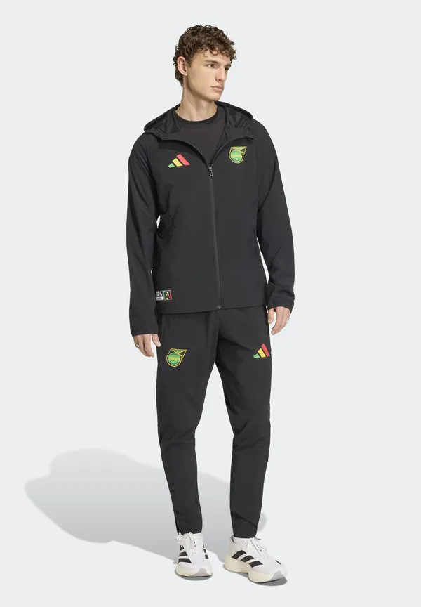 Ямайка x боб марли тиро дорожные брюки национальная сборная Adidas Performance, Black — фото 2