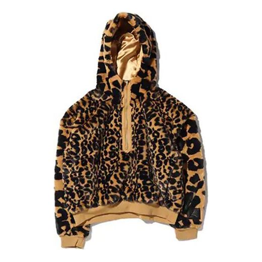 

Толстовка (WMNS) Air Jordan Casual Cozy Half Zipper Hoodie Element Gold CW6482-760