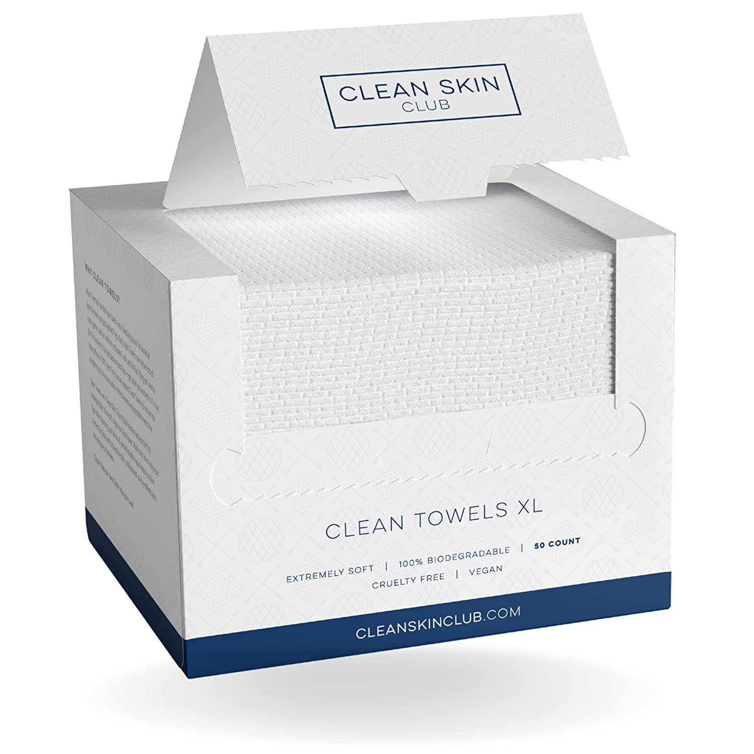 

Полотенца одноразовые Clean Skin Club XL 50 шт, белый