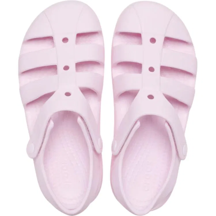 Детские сандалии pink slip resistant abrasion resistant low top Crocs — фото 4