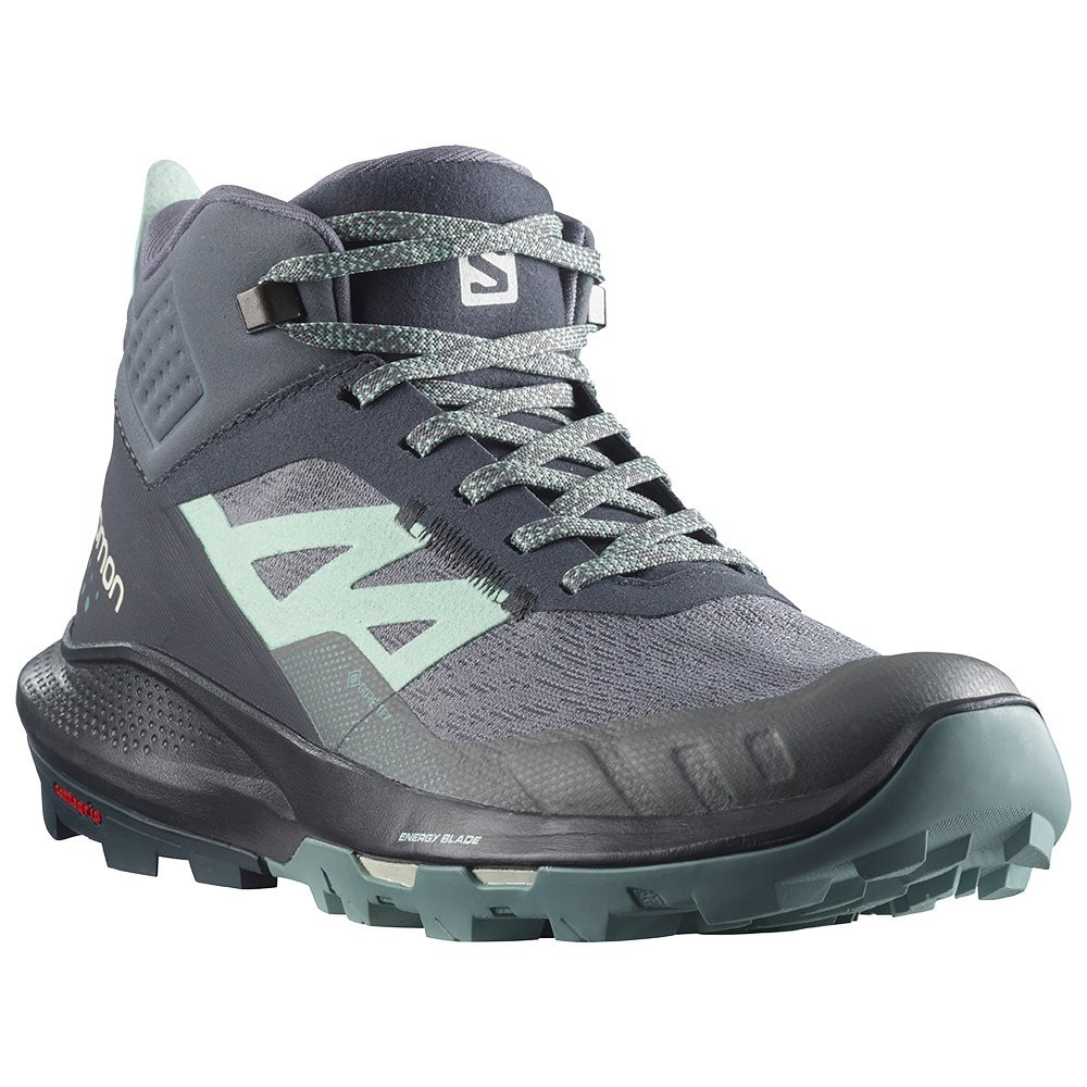 

Походные ботинки Salomon Outpulse Mid GORE-TEX (женские), Ebony/Quiet Shade/Ebony