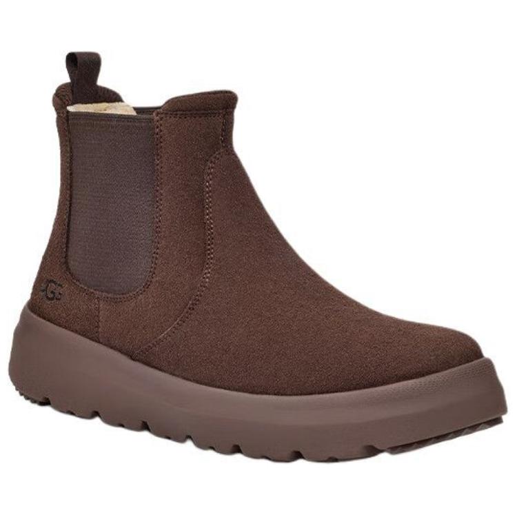 Мужские ботинки челси UGG Burleigh замшевые, какао — фото 4