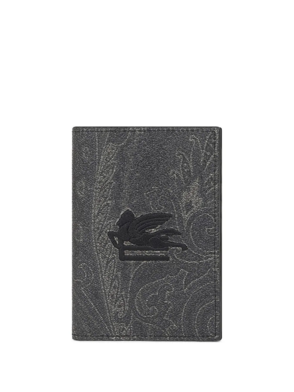 

Обложка для паспорта с узором пейсли Etro, серый