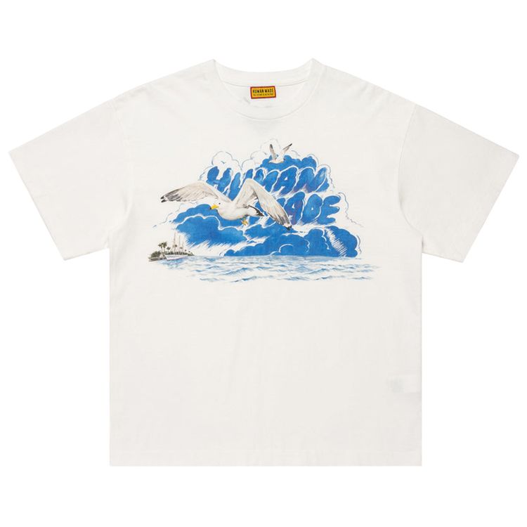 

Футболка Human Made Graphic T-Shirt 'White', белый