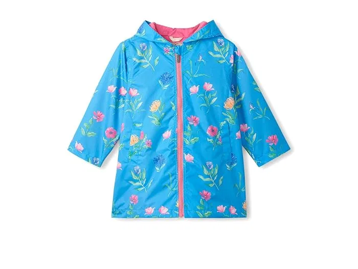 Куртка-трапеция Hyper Real Floral Hatley Kids, Bonnie Blue