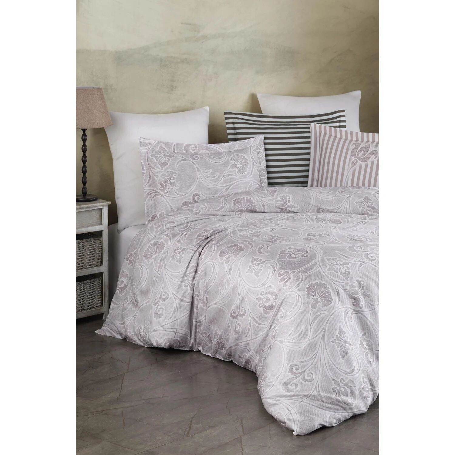 

Комплект постельного белья Varol Laura Home из лиоцелла (двойной) - Grida
