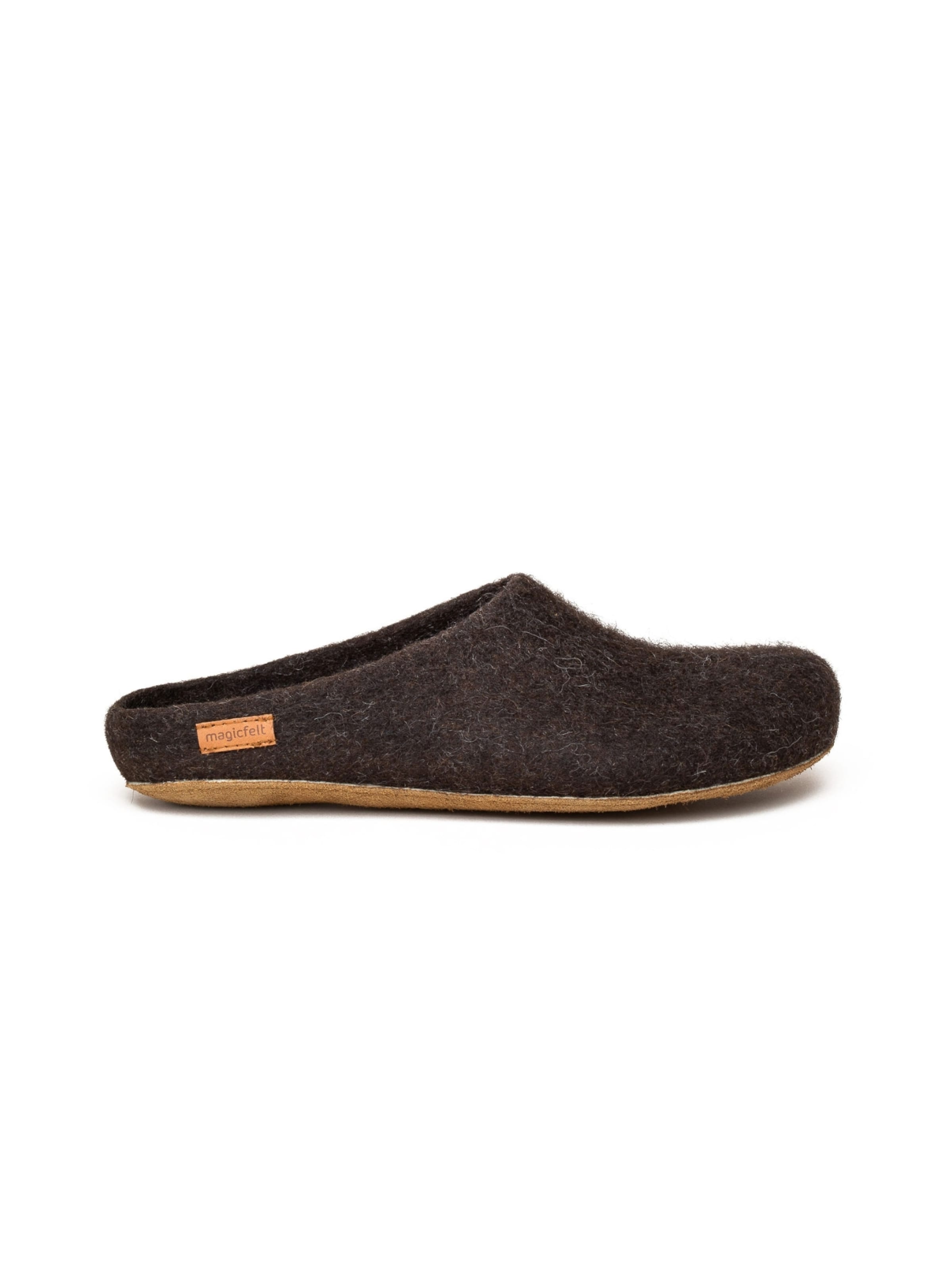 Тапочки 'Filzpantoffel Magicfelt 713' в темно-коричневом цвете — фото 3